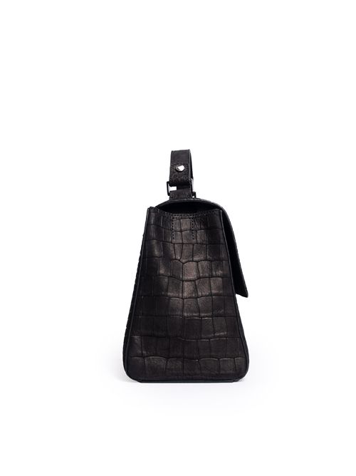 Borsa Sveva Nabuk small in pelle Nero ORCIANI | B01999 NCONER